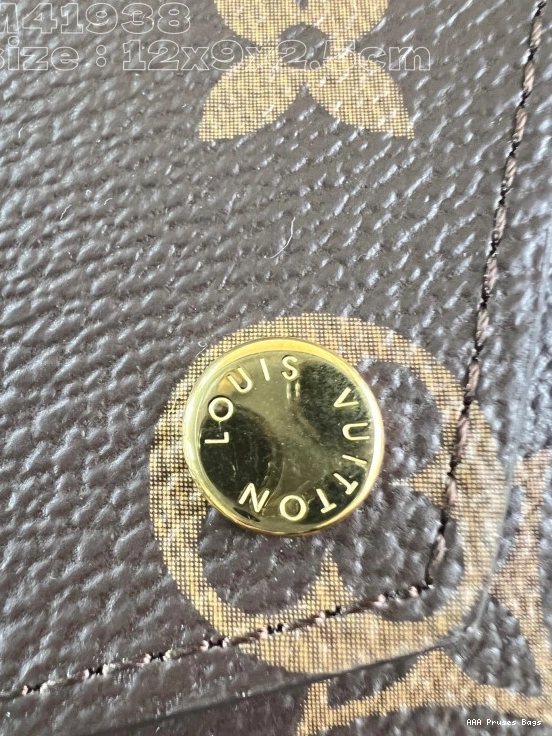 AAA Pruses Bags WALLET-12*9.5*2.5 VUITTON LOUIS cm VICTORINE 0817